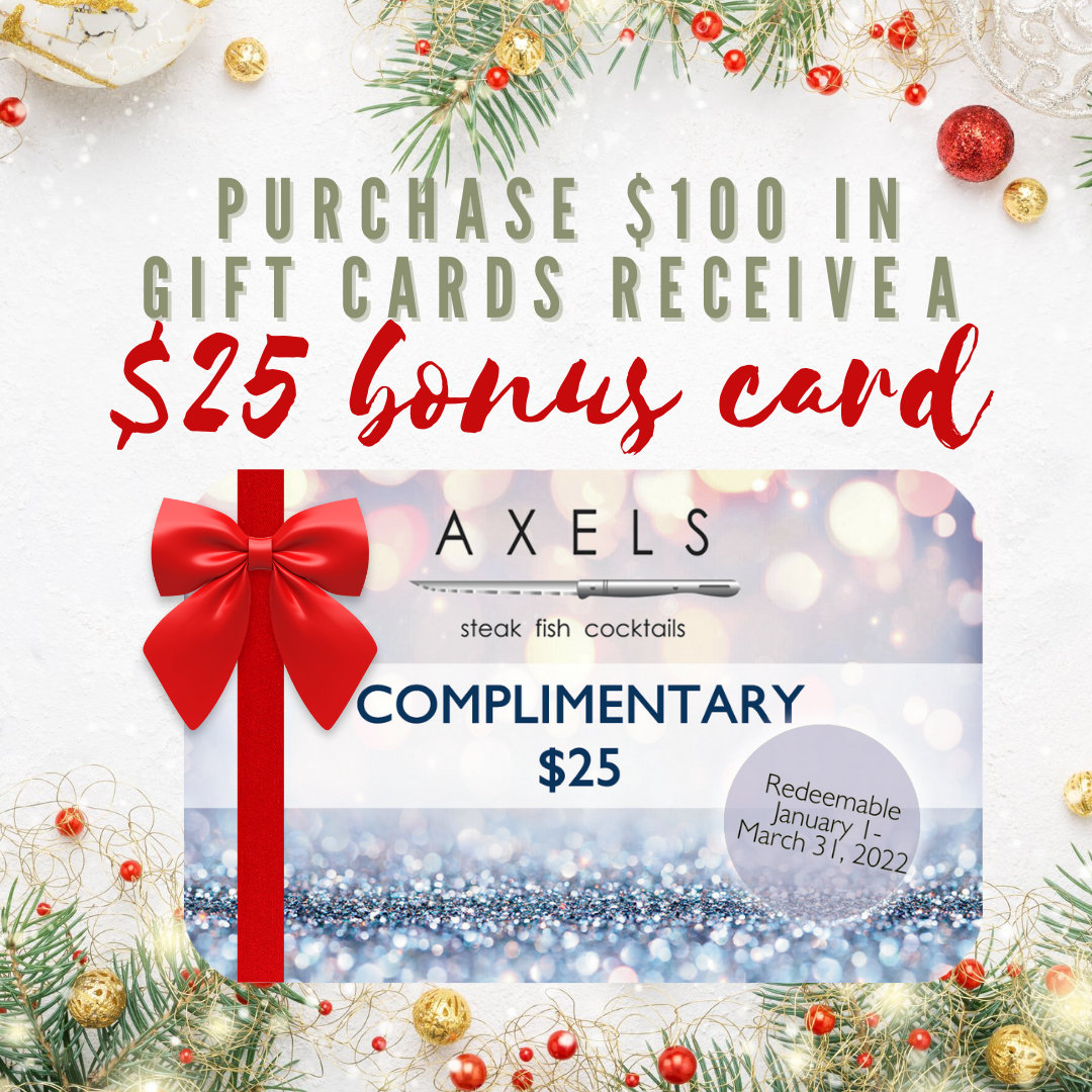 $25 bonus gift card