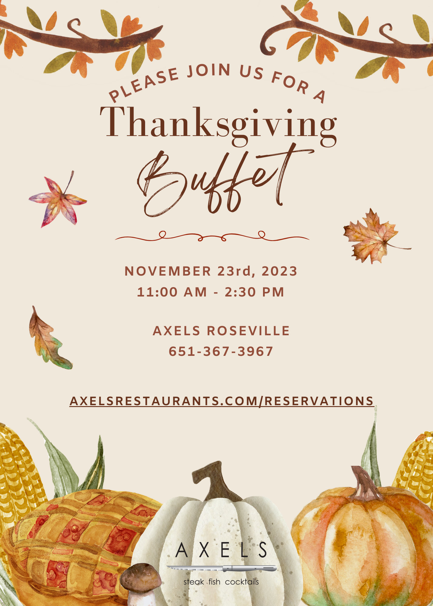 Axels Roseville — steak • fish • cocktails